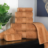 Madison Egyptian Cotton Pile Plush Heavyweight 8 Piece Towel Set - Towel Set by Superior