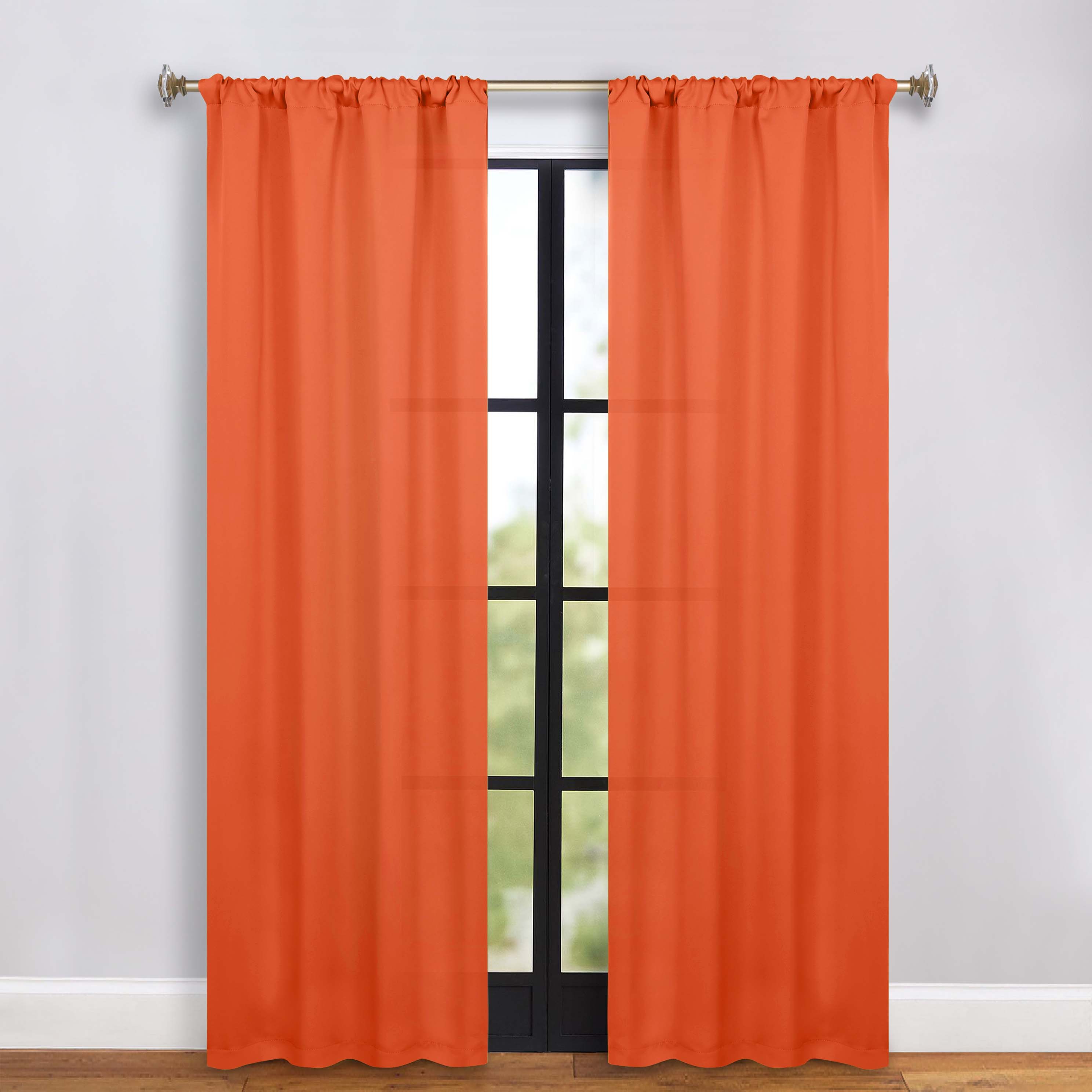 Solid Room Darkening Rod Pocket Blackout Curtain Panels, Set of 2 - Blackout Curtains by Superior