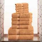 Madison Egyptian Cotton Pile Plush Heavyweight 10 Piece Towel Set - Towel Set by Superior