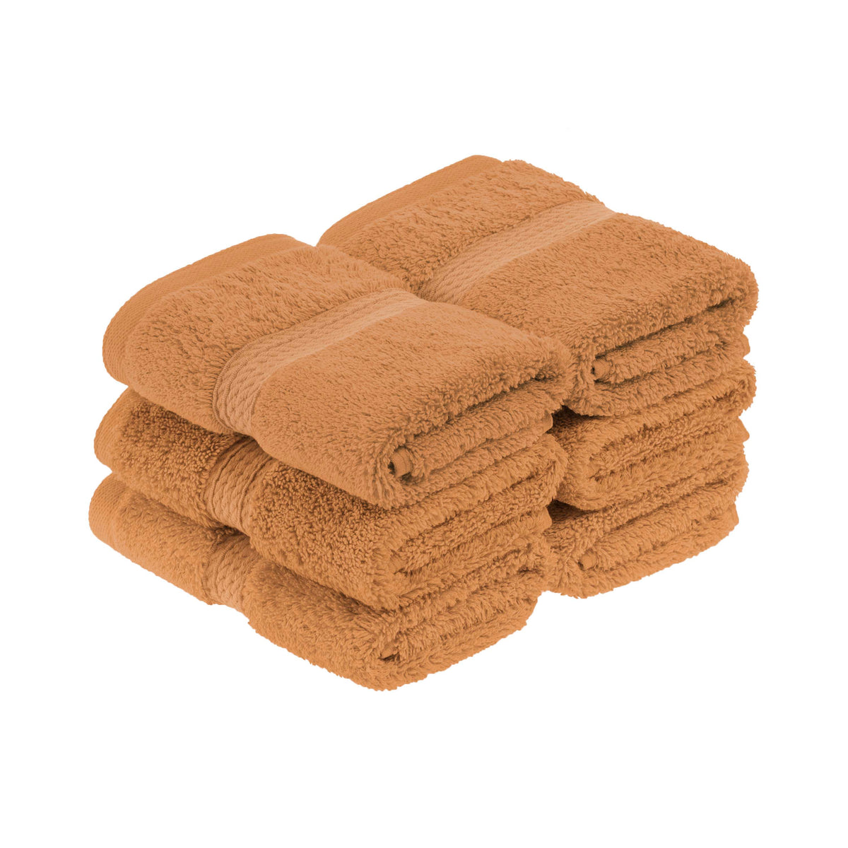 Madison Egyptian Cotton Pile Plush Heavyweight Face Towel Set of 6