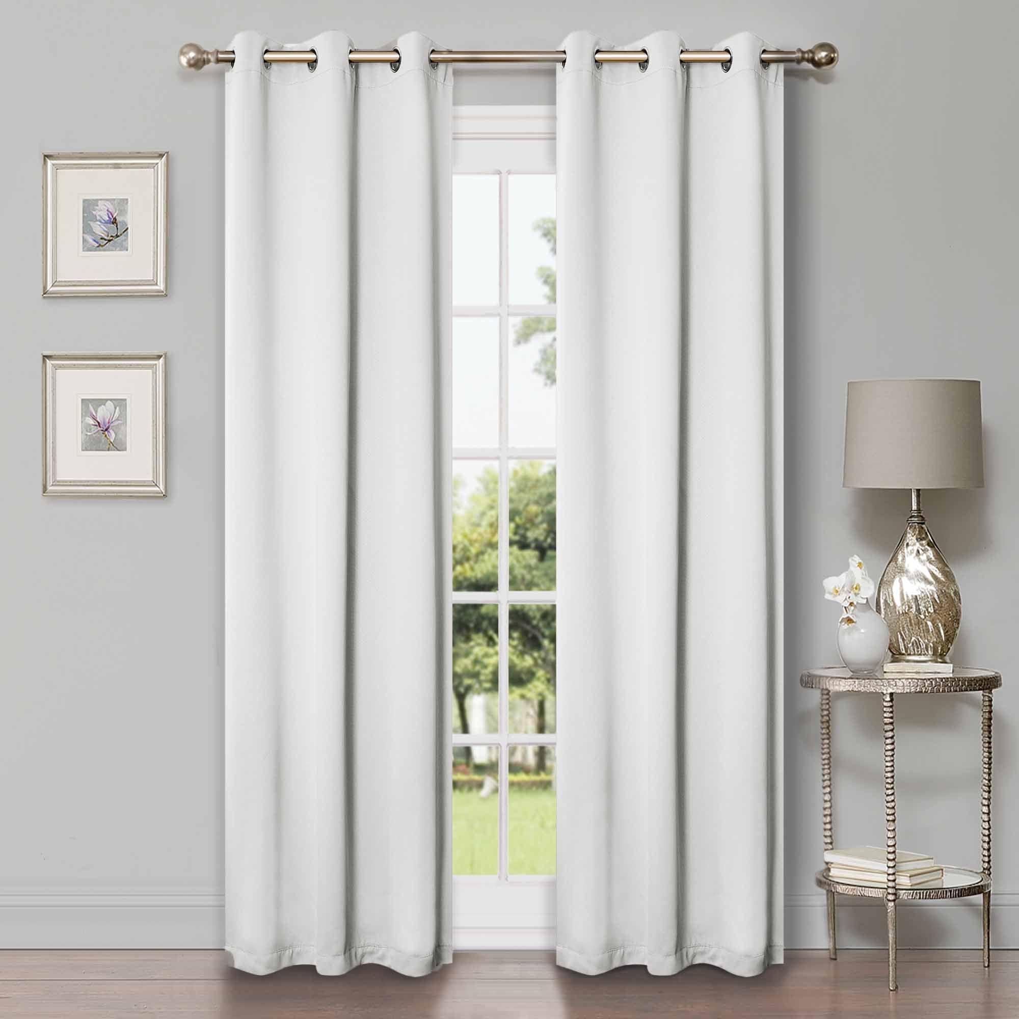 Solid Machine Washable Room Darkening Blackout Curtains, Set of 2 - Blackout Curtains by Superior