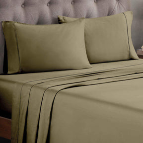 Egyptian Cotton 300 Thread Count Solid Deep Pocket Sheet Set - Sheet Set by Superior - Superior 