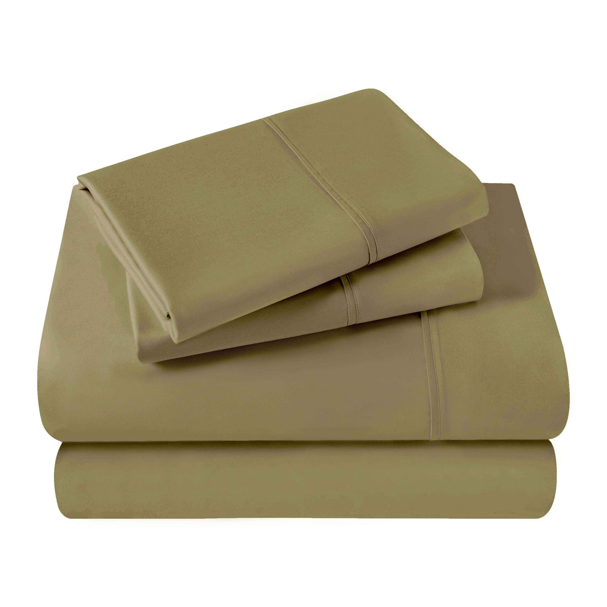 Egyptian Cotton 400 Thread Count Solid Deep Pocket Bed Sheet Set - Sage