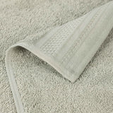 Honeycomb Textured Waffle Border Cotton 3 Piece Towel Set - Towel Set by Superior