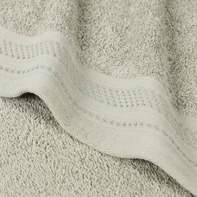 Honeycomb Textured Waffle Border Cotton 6 Piece Towel Set