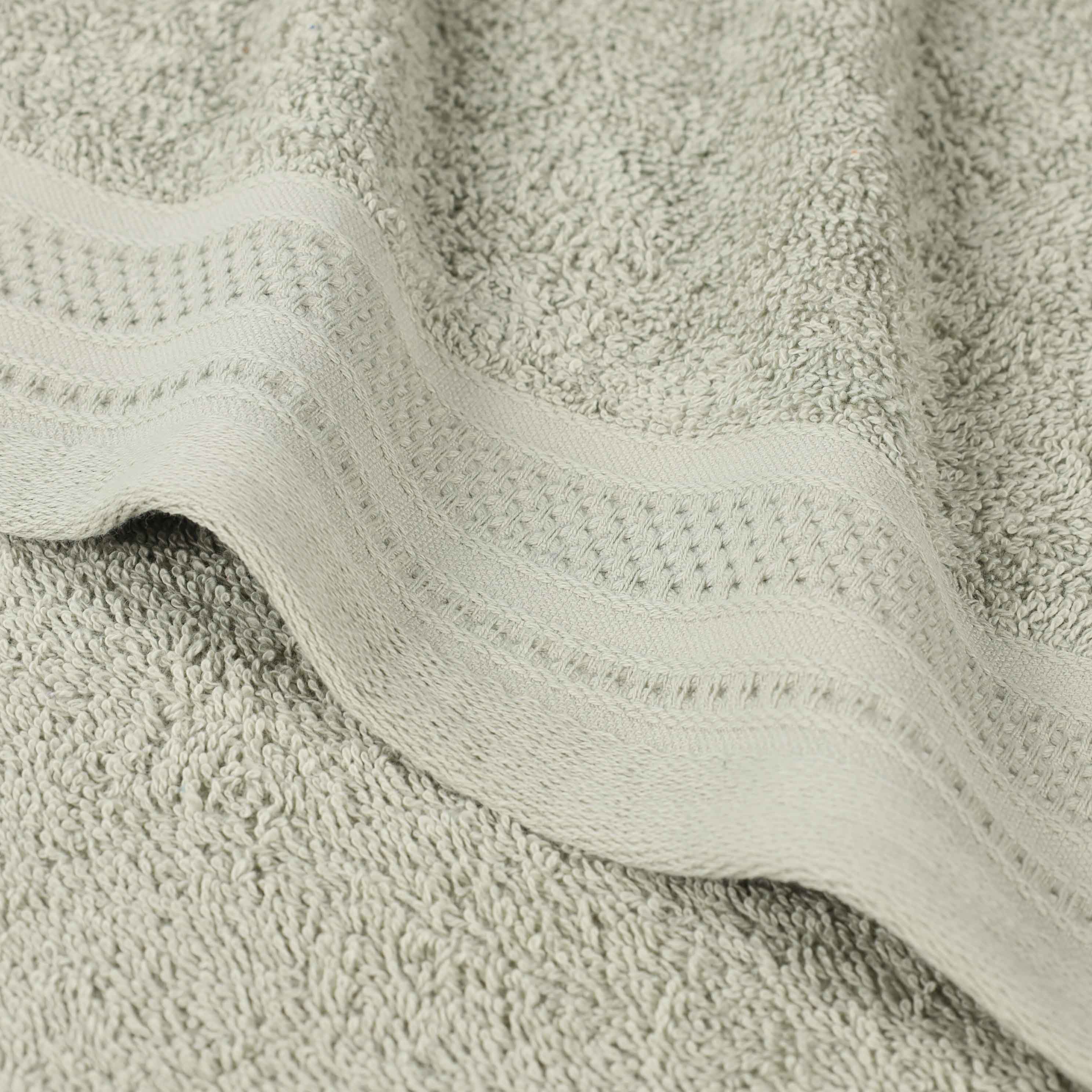 Honeycomb Textured Waffle Border Cotton Hand Towels, Set of 6 - Hand Towel by Superior