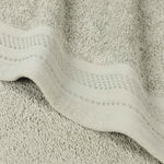 Honeycomb Textured Waffle Border Cotton 3 Piece Towel Set - Towel Set by Superior