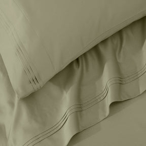 Egyptian Cotton 1000 Thread Count Solid Sheet Set Olympic Queen