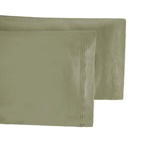 Premium 650 Thread Count Egyptian Cotton Solid Pillowcase Set - Pillowcases by Superior - Superior 