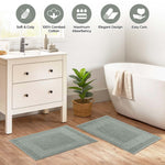 100% Cotton Absorbent Greek Key Border Solid 2 Piece Bath Mat Set - Bath Mats by Superior