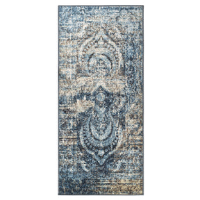 Salford Modern Medallion Non-Slip Indoor Area Rugs or Runner Rug