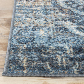 Salford Modern Medallion Non-Slip Indoor Area Rugs or Runner Rug