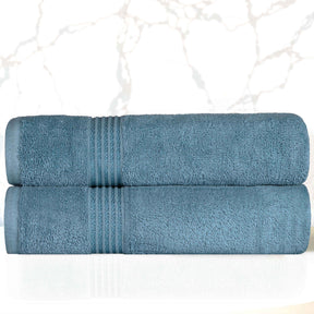 Heritage Egyptian Cotton Plush Absorbent Luxury Bath Towel Set of 2