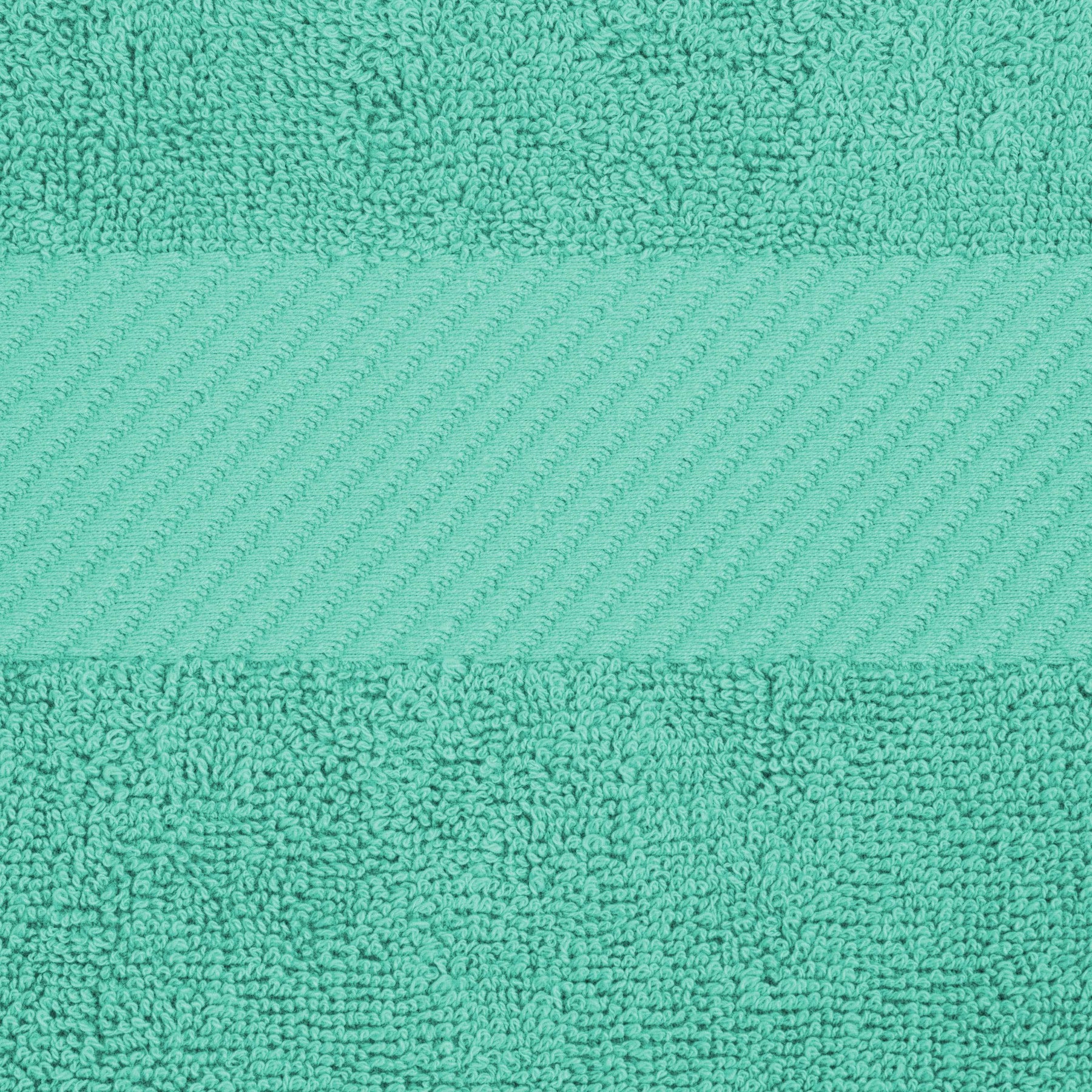 Egyptian Cotton Dobby Border Medium Weight 6 Piece Towel Set - Towel Set by Superior - Superior 