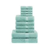 Madison Egyptian Cotton Pile Plush Heavyweight 10 Piece Towel Set - Towel Set by Superior