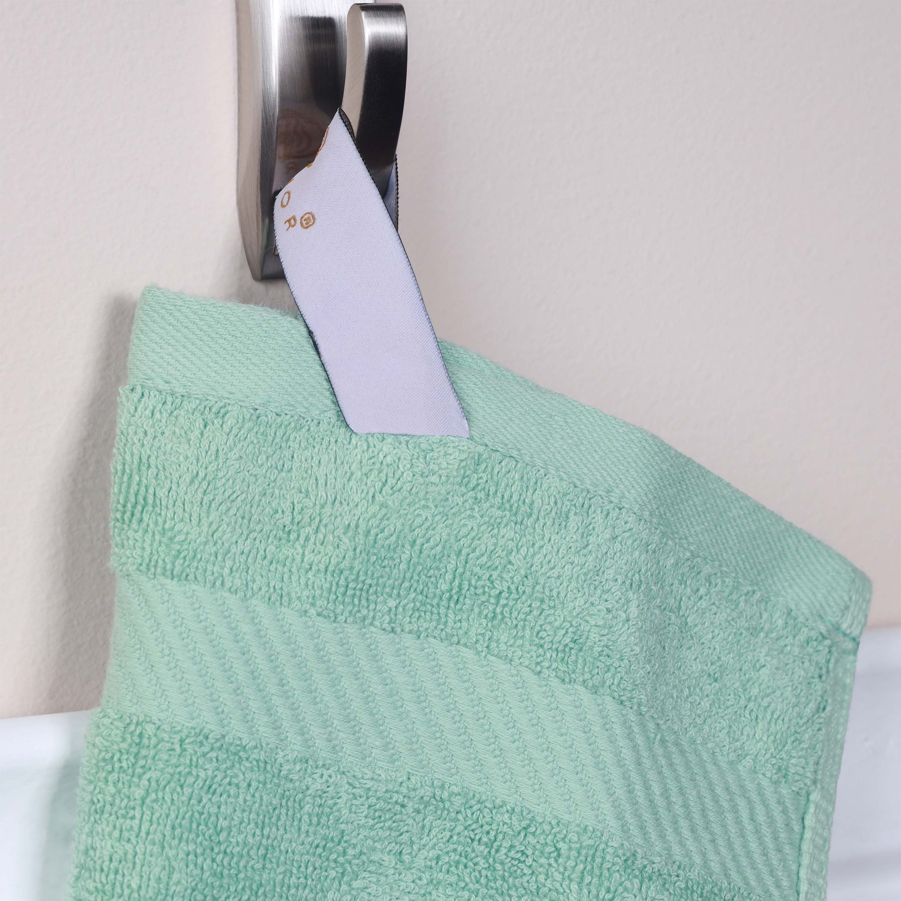 Eco-Friendly Egyptian Cotton Cotton Absorbent 12 Piece Assorted Towel Set - Seafoam