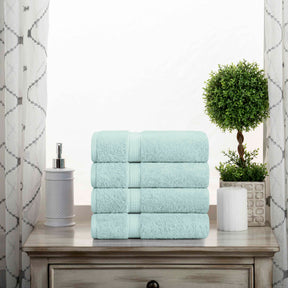 Egyptian Cotton Pile Heavyweight 6 Piece Towel Set - Seafoam