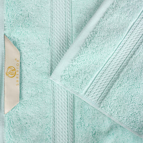 Egyptian Cotton Pile Heavyweight 3 Piece Towel Set - Seafoam