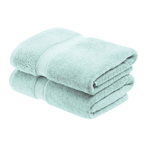 Egyptian Cotton Pile Heavyweight 2 Piece Bath Towel Set - Seafoam