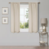 Modern Shimmer Washable Room Darkening Blackout Curtains, Set of 2 - Blackout Curtains by Superior