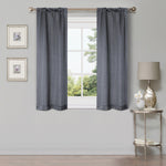 Modern Shimmer Washable Room Darkening Blackout Curtains, Set of 2 - Blackout Curtains by Superior