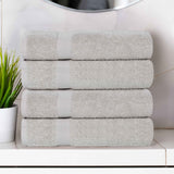 Cotton Highly Absorbent Eco-Friendly Quick Dry 4 Piece Bath Towel Set - Bath Towel by Superior