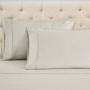 Cotton Blend Solid Pillowcases, Set of 2