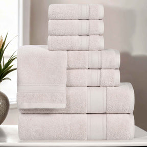 Belmont Zero Twist Cotton Medium Weight 8 Piece Towel Set