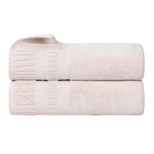 Venice Zero Twist Cotton Medium Weight Soft Bath Towels, Set of 2