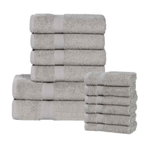 Eco-Friendly Cotton Absorbent Assorted 12 Piece Towel Set