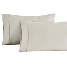 Cotton Blend Solid Pillowcases, Set of 2