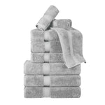 Madison Egyptian Cotton Pile Plush Heavyweight 9 Piece Towel Set - Towel Set by Superior