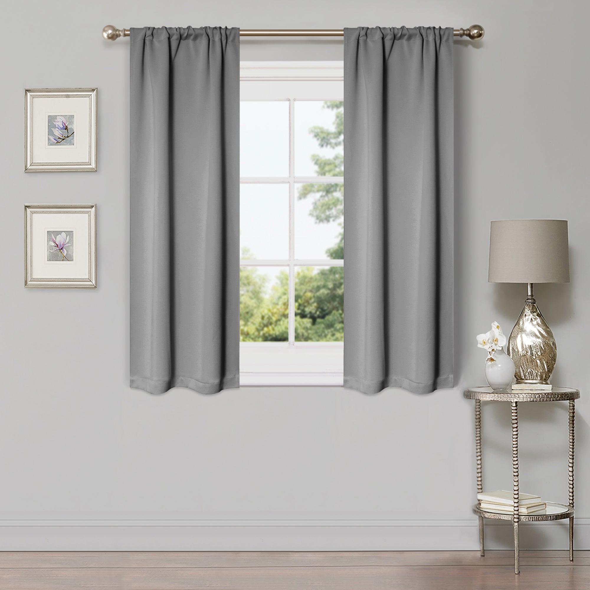 Solid Machine Washable Room Darkening Blackout Curtains, Set of 2 - Blackout Curtains by Superior