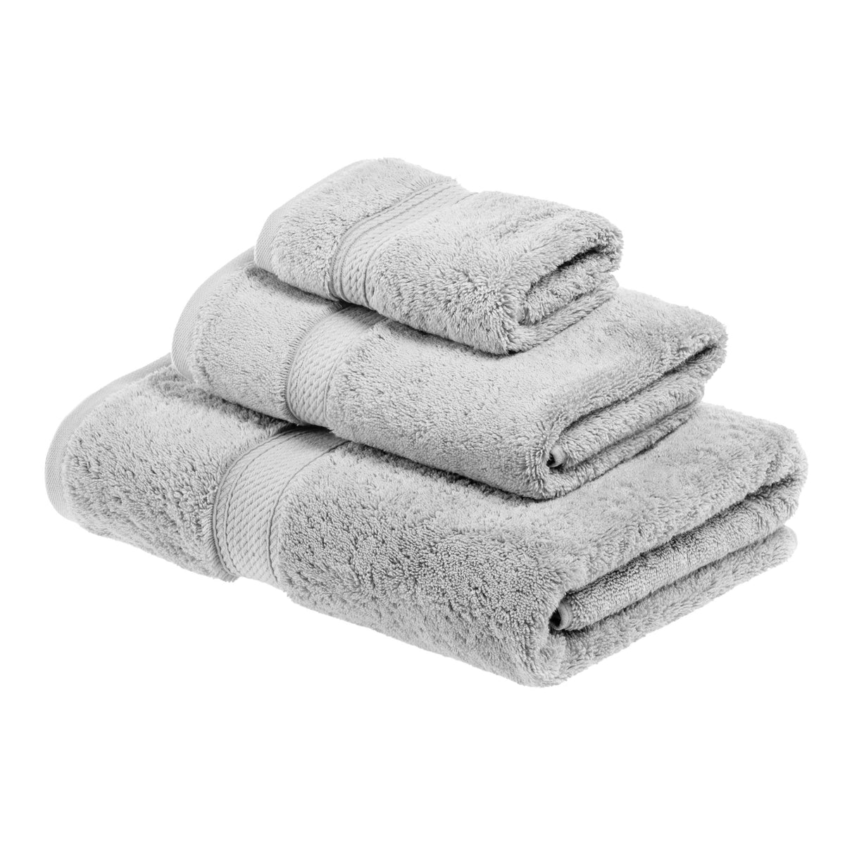 Madison Egyptian Cotton Pile Plush Heavyweight 3 Piece Towel Set