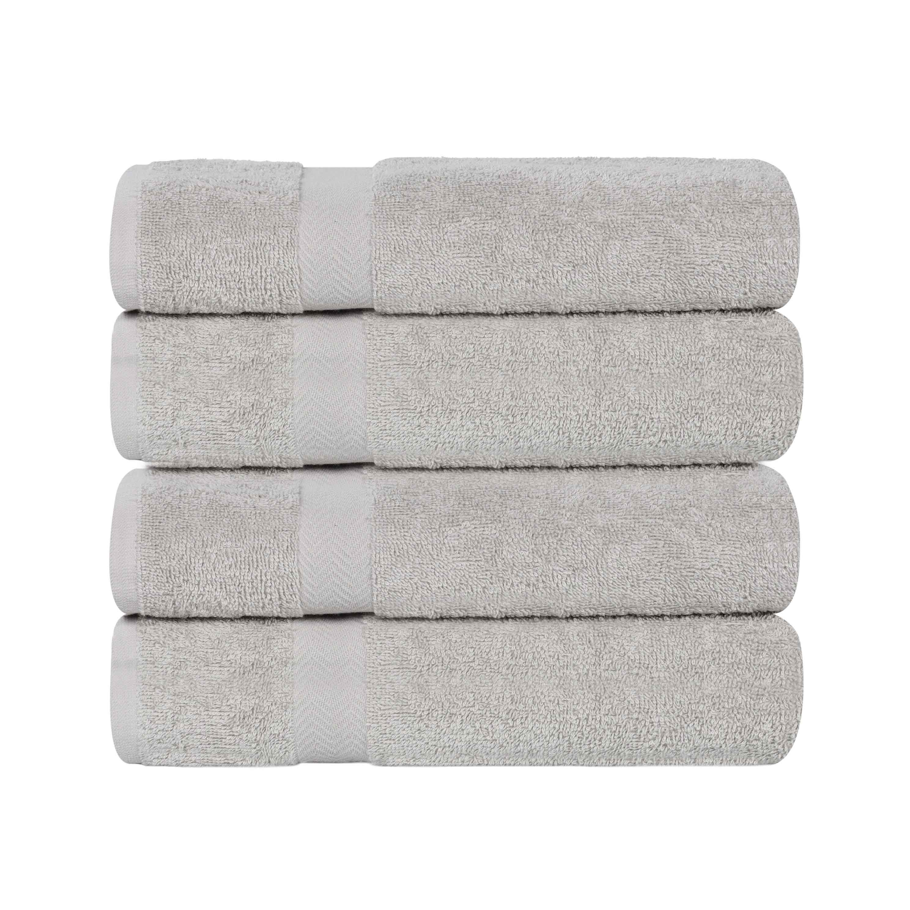 Cotton Highly Absorbent Eco-Friendly Quick Dry 4 Piece Bath Towel Set - Bath Towel by Superior