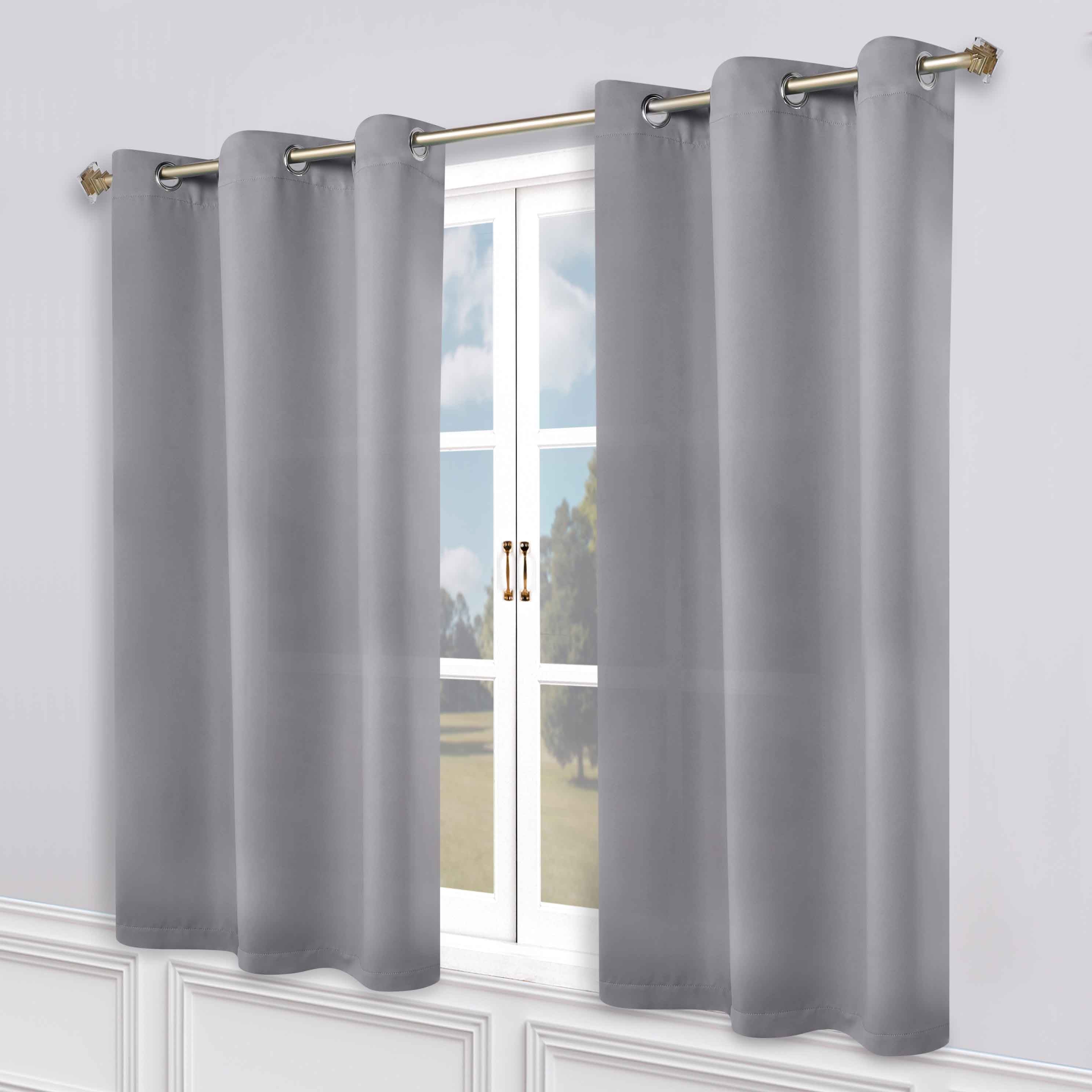 Classic Modern Solid Room Darkening Blackout Curtain Panels, Set of 2 - Blackout Curtains by Superior