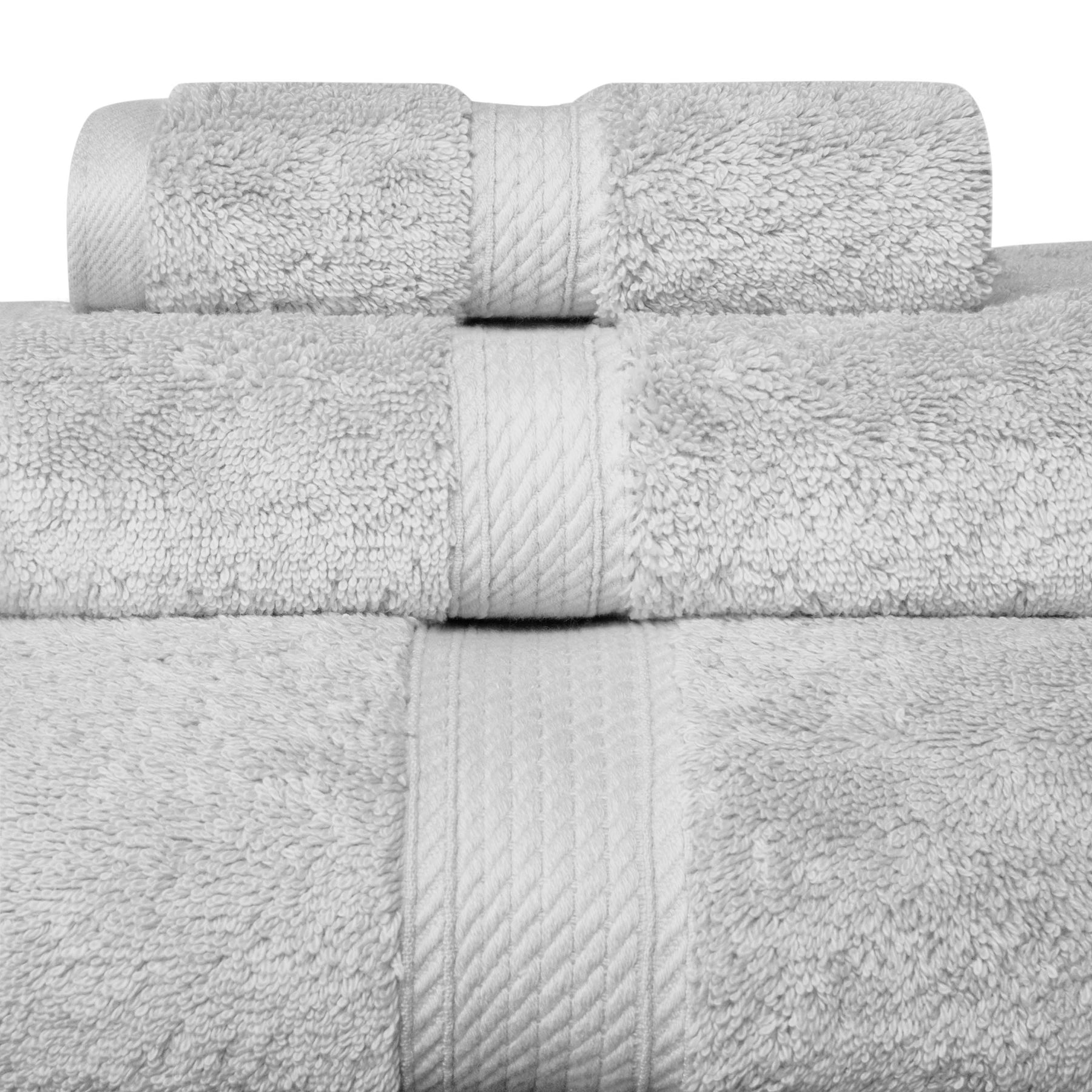 Madison Egyptian Cotton Pile Plush Heavyweight 3 Piece Towel Set