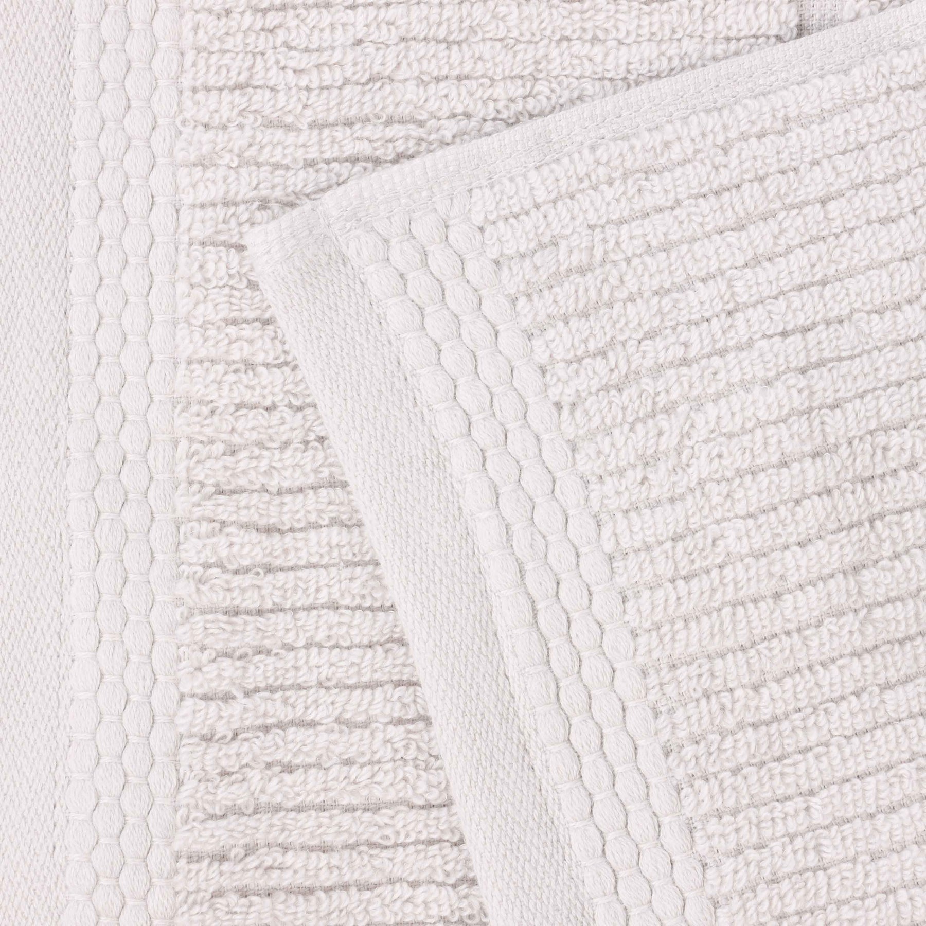 Milo Smart Twist Cotton Solid Ribbed Bath Towels, Set of 2