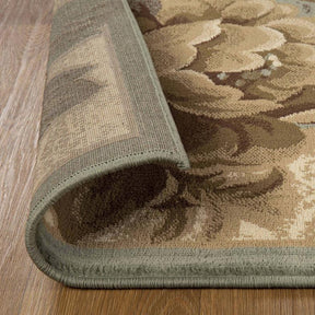 Rinceau Traditional Oversized Floral Border Indoor Area Rug or Runner - Rugs by Superior - Superior 