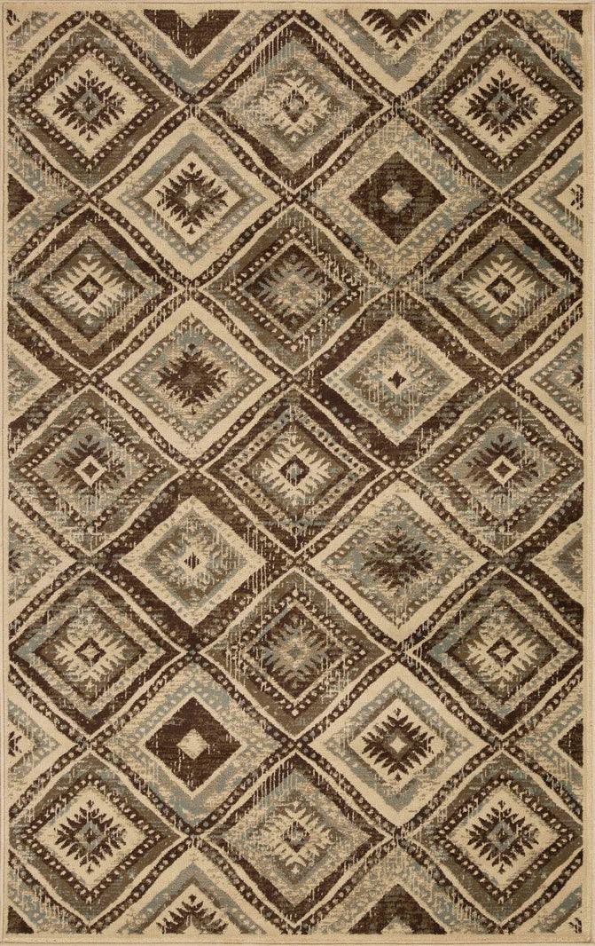 Losange Farmhouse Southwestern Diamonds Indoor Area Rug or Runner - Rugs by Superior - Superior 