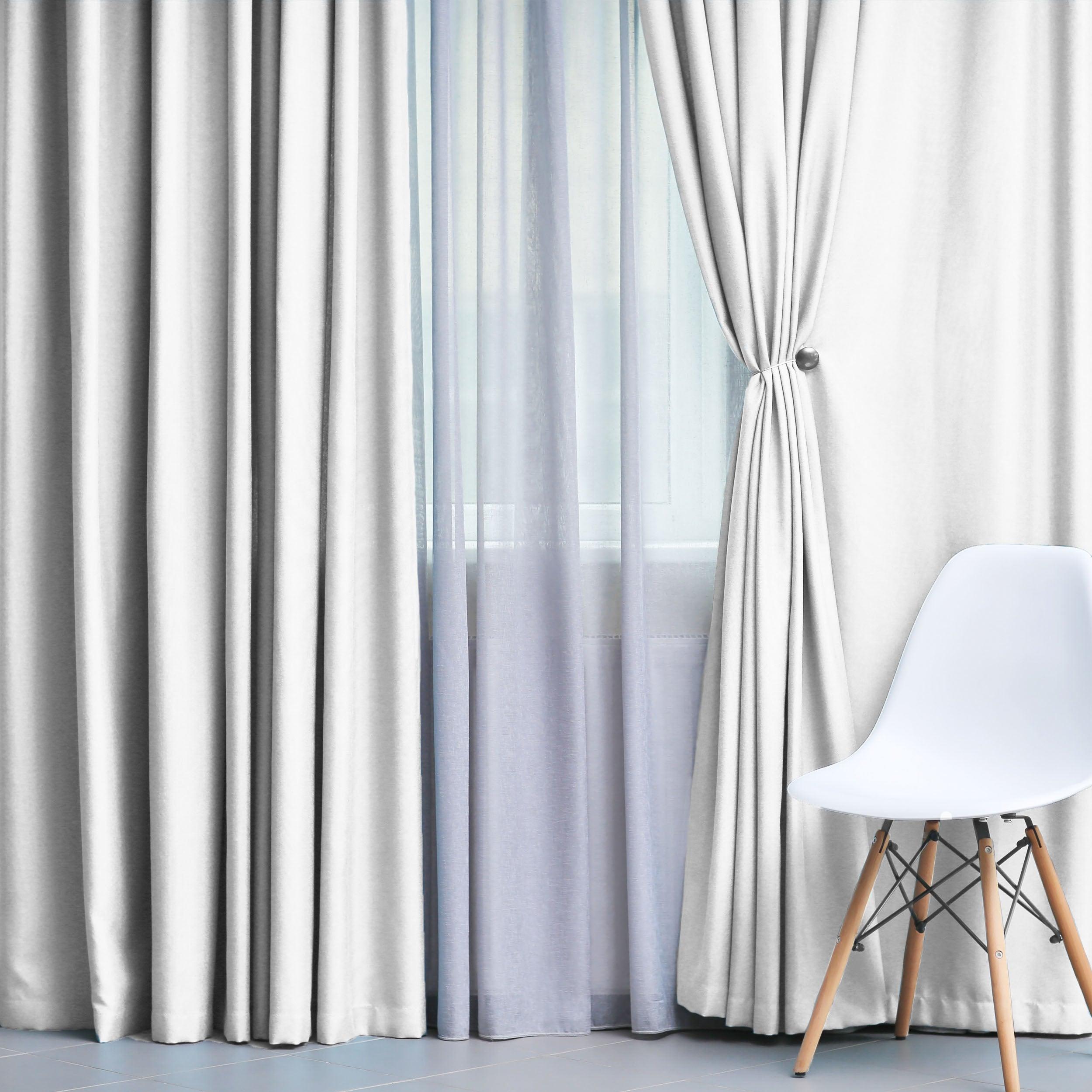 Solid Machine Washable Room Darkening Blackout Curtains, Set of 2 - Blackout Curtains by Superior