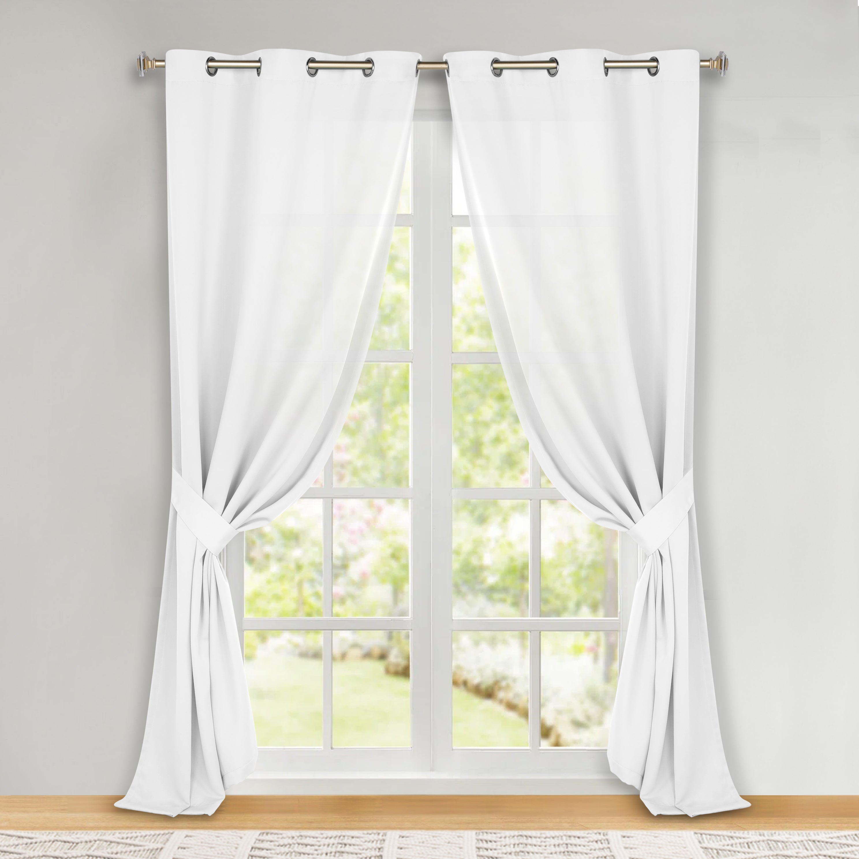 Classic Modern Solid Room Darkening Blackout Curtain Panels, Set of 2 - Blackout Curtains by Superior