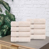 Heritage Egyptian Cotton Plush Luxury Hand Towel Set of 8 - Hand Towel by Superior