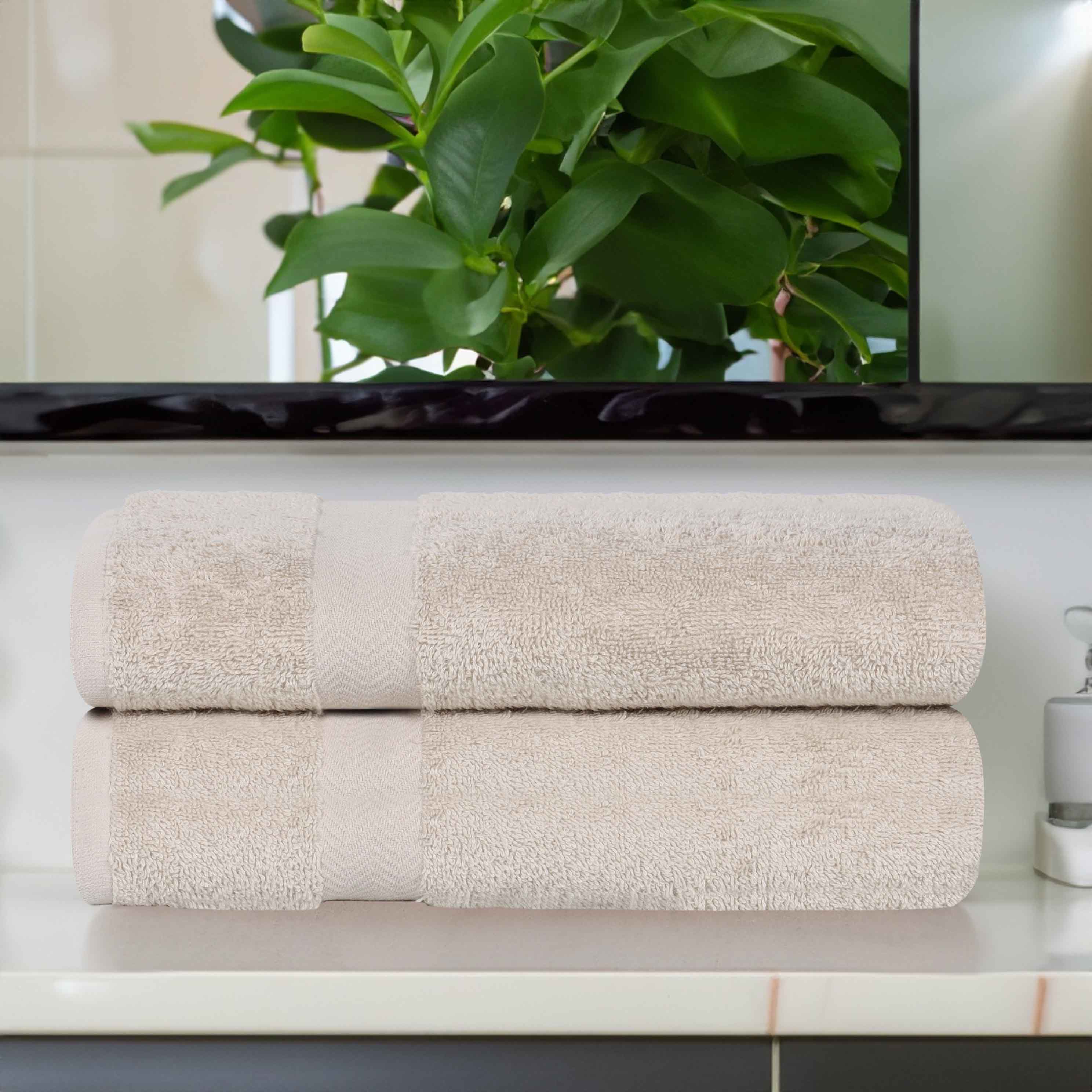 Cotton Eco-Friendly Bathroom Essentials 2 Piece Bath Sheet Set - Bath Sheets by Superior