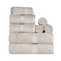 Madison Egyptian Cotton Pile Plush Heavyweight 8 Piece Towel Set