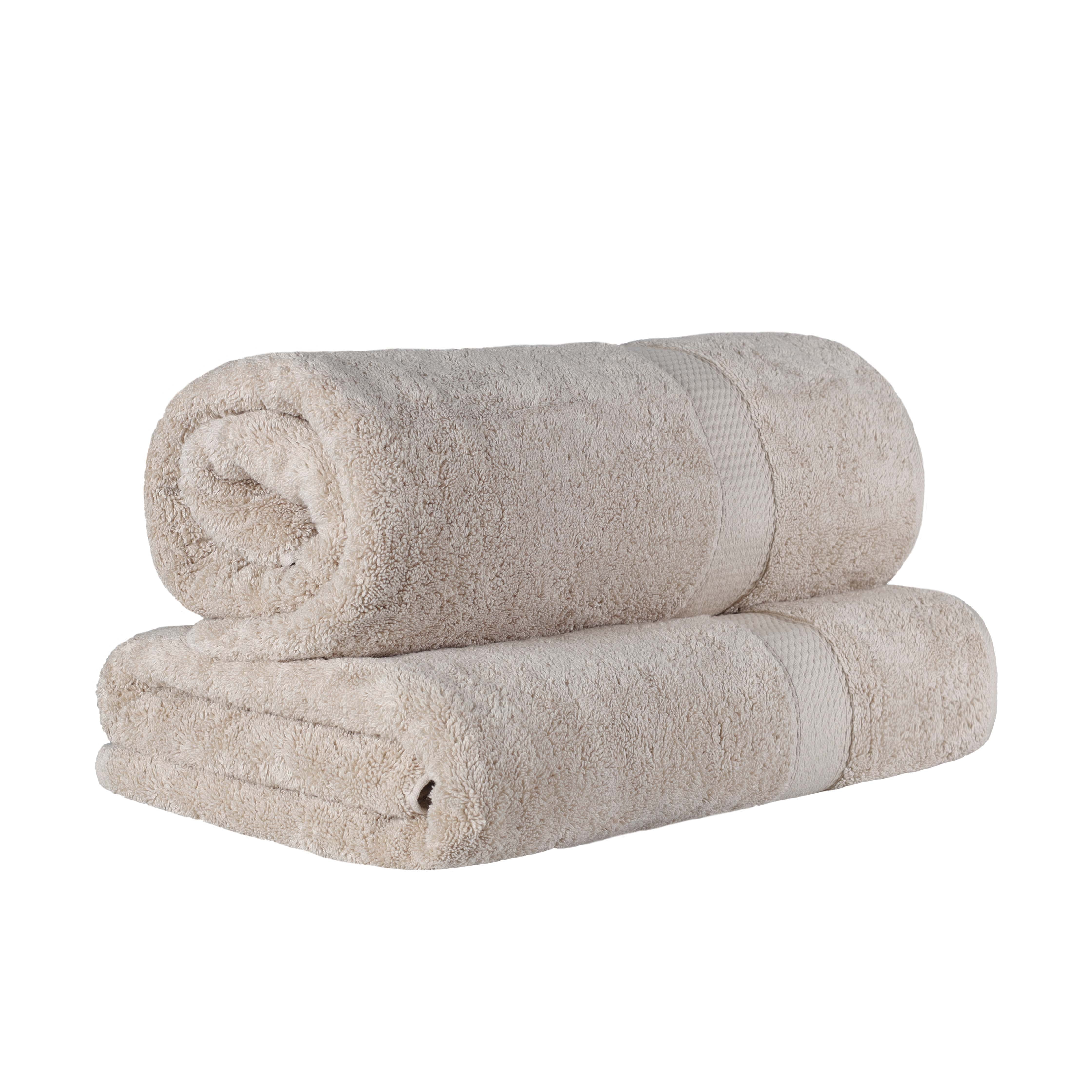 Madison Egyptian Cotton Pile Plush Heavyweight Bath Sheet Set of 2 - Bath Sheet by Superior