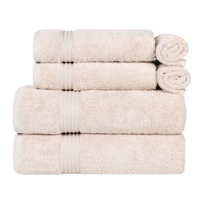 Heritage Egyptian Cotton Plush Absorbent Luxury 6 Piece Towel Set