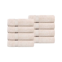 Heritage Egyptian Cotton Plush Luxury Hand Towel Set of 8