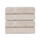 Cotton Highly Absorbent Eco-Friendly Quick Dry 4 Piece Bath Towel Set - Bath Towel by Superior