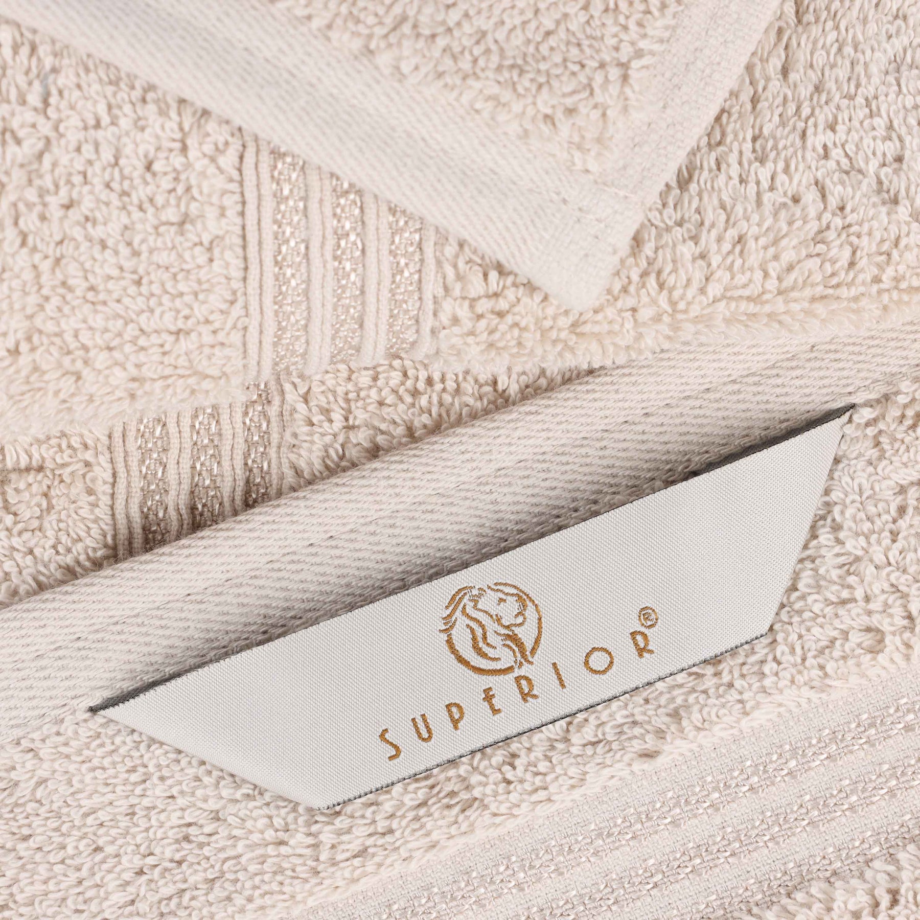 Heritage Egyptian Cotton Plush Absorbent Luxury Bath Towel Set of 4